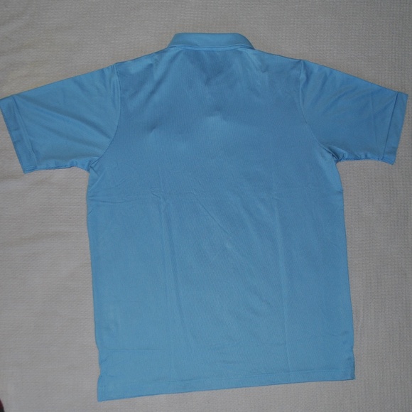 NWT Antigua Light Blue Textured Golf Polo - Picture 5 of 7